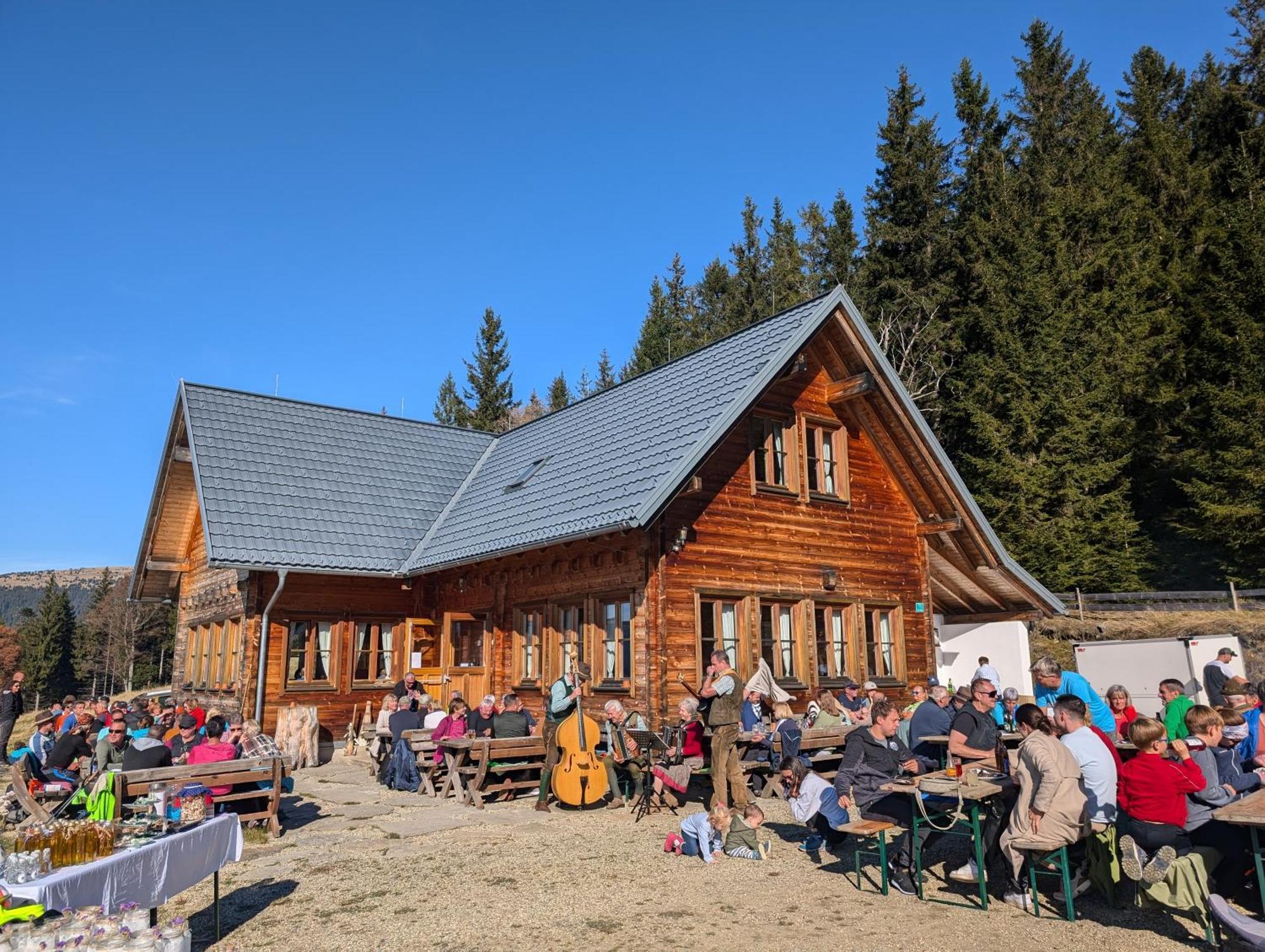 Glatzl Trahuetten Alm Sankt Lorenzen am Wechsel Esterno foto